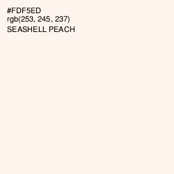 #FDF5ED - Seashell Peach Color Image
